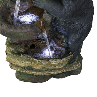 39.3-inch Tall 5-tier Bear Fountain