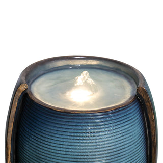 Wilwolfer 38.7” Indoor and Outdoor Jar Water Fountain