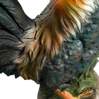 Concrete Rooster Decor, Yard Chicken Decorations, Outdoor Garden Statues