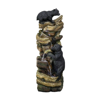 39.3-inch Tall 5-tier Bear Fountain