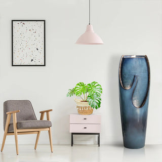 Wilwolfer 38.7” Indoor and Outdoor Jar Water Fountain