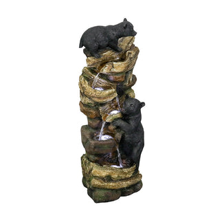 39.3-inch Tall 5-tier Bear Fountain