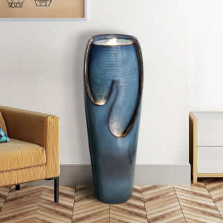 Wilwolfer 38.7” Indoor and Outdoor Jar Water Fountain