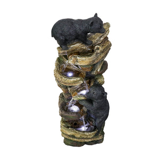 39.3-inch Tall 5-tier Bear Fountain