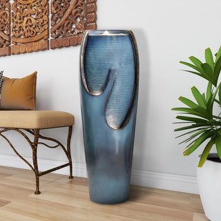 Wilwolfer 38.7” Indoor and Outdoor Jar Water Fountain