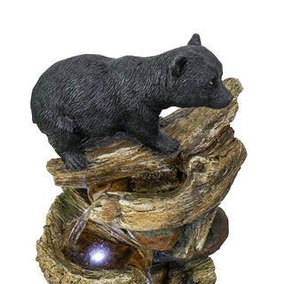 39.3-inch Tall 5-tier Bear Fountain