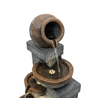 Westin Fountain Outdoor Water Fountain 5-Tier Cascading Waterfall