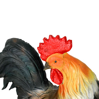 Concrete Rooster Decor, Yard Chicken Decorations, Outdoor Garden Statues