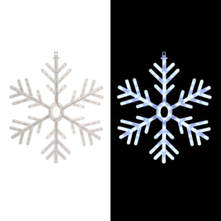 Hanging Snowflake Décor with 102 LED Lights and 8 Functions