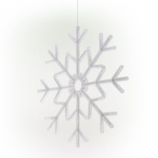 Snowflake Décor w/ 128 Blue and 256 White LED Motion Lights