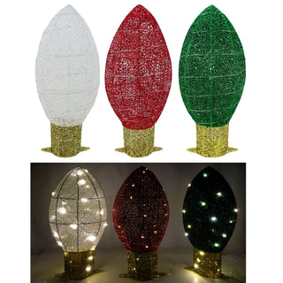 Green/Red/White Thread Light Lamp