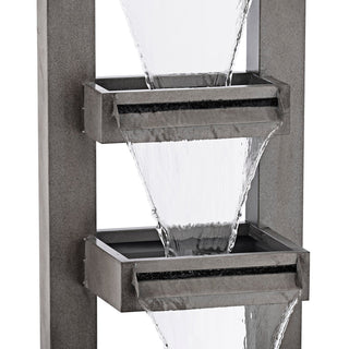 Metal Tiered Waterfall Fountain