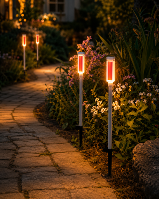 Solar Red Driveway Marker