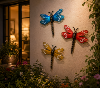 Metal Dragonfly Wall Décor