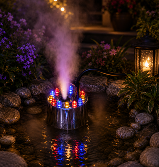 Single Jet Fogger with 12 LED Lights with Transformer