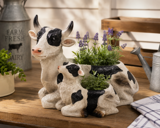 Cow Flower Pot Large