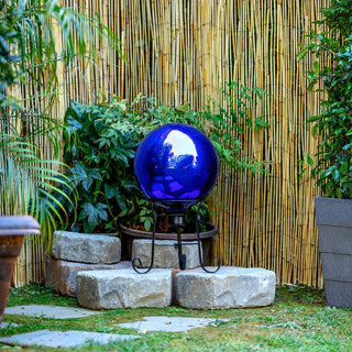 Blue Glass Gazing Globe