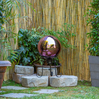 Electric Purple Glass Gazing Globe