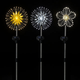 Solar Fiber Optic Flower Stake