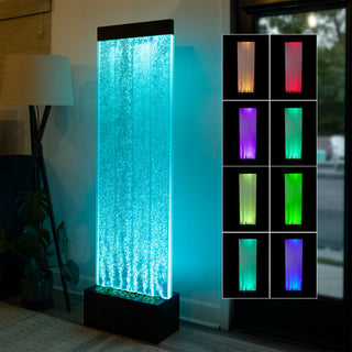 Multi-Color Function Bubble Fountain w/ Black Base and Remote
