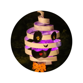 Spiral Bouncy Halloween Garden Stakes