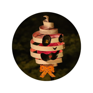 Spiral Bouncy Halloween Garden Stakes