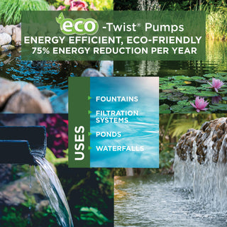 Eco-Twist Pump 4000GPH / 33 Ft. Cord