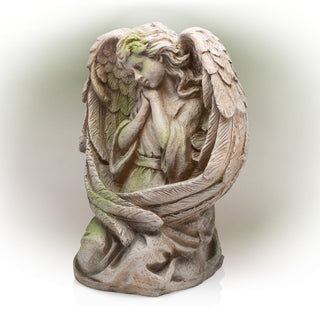 Old World Guardian Angel Statue
