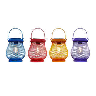 Solar Colorful Mesh Lantern Stake