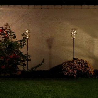 Solar Edison Bulb Garden Stake with LED Lights