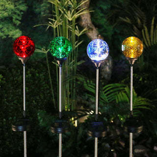 Solar Mercury Ball Garden Stake