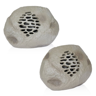 Solar Gray Bluetooth Enabled Rock Speaker