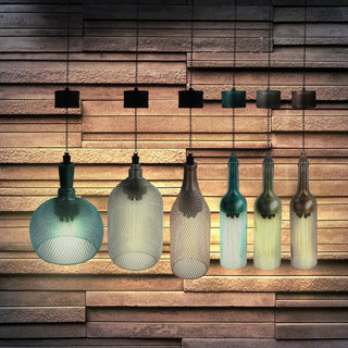 Solar Hanging Mesh Lantern with Metal Stand