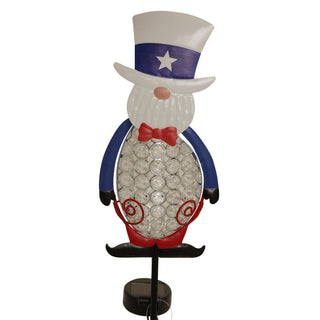 Solar Gnome Garden Stake with Light