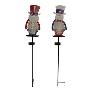 Solar Gnome Garden Stake with Light