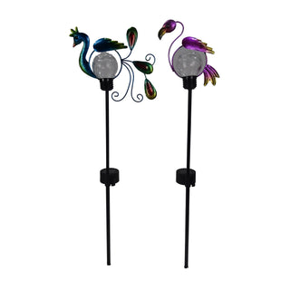 Solar Majestic Bird LED Light Stake