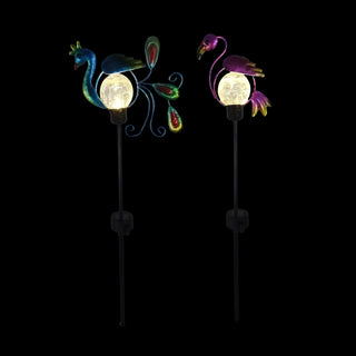 Solar Majestic Bird LED Light Stake