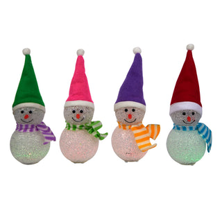 Christmas Snowman w/Color Changing LED