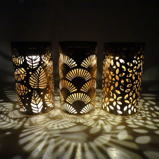 Assorted Solar Metal Lanterns