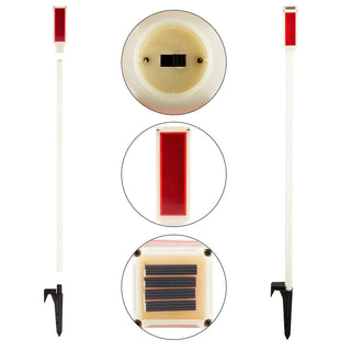 Solar Red Driveway Marker
