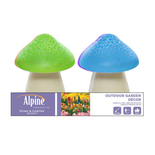 Solar Colorful Mushroom Decor