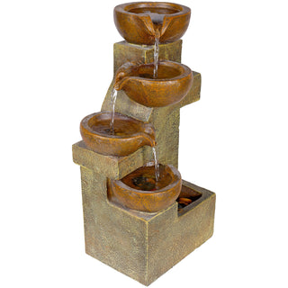Tiering Pots Tabletop Fountain