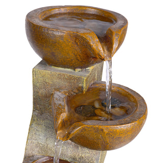 Tiering Pots Tabletop Fountain