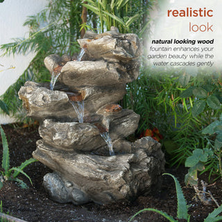 5-Tier Rainforest Fountain with LED Lights