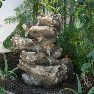 5-Tier Rainforest Fountain with LED Lights