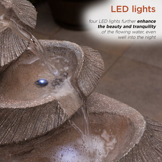Brown Cascading LED Light Fountain