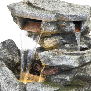 Rainforest Fountain with LED Lights