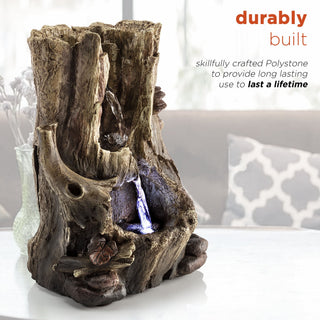 Rainforest Tabletop Fountain with LED Lights