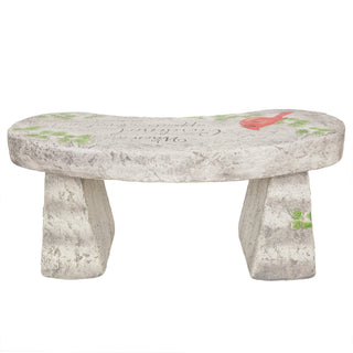 Large Cardinal Memorial Garden Bench