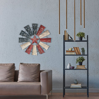 Patriotic Windmill Wall Décor